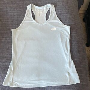 The North Face Pale Blue Racerback Performance Tank